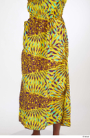 Dina Moses dressed leg lower body yellow long decora apparel african dress 0002.jpg